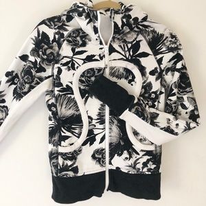 Lululemon Floral Print Scuba Hoodie